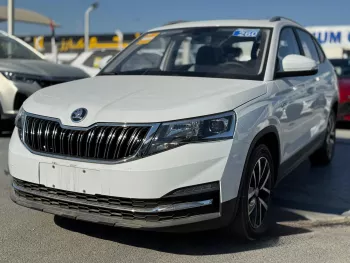 Skoda Kamiq Comfort 1.5L Petrol FWD 2024 Model Year White Color Exterior