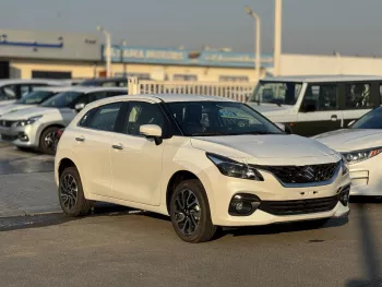Suzuki Baleno GLX 1.5L Petrol GCC Specs 2025 Model Year White Color