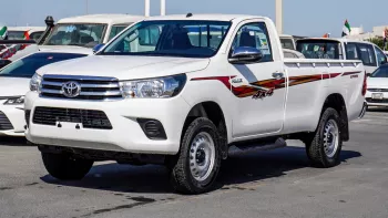 TOYOTA HILUX 2.7L PETROL SINGLE CAB 2025 MODEL YEAR WHITE COLOR