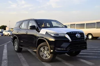 TOYOTA FORTUNER GXR+ 2.7L 2025 MODEL YEAR PETROL 4WD BLACK COLOR