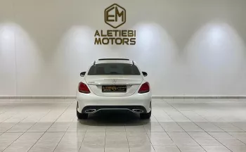 MERCEDES BENZ C300 2019 MODEL YEAR WHITE COLOR GCC SPECS