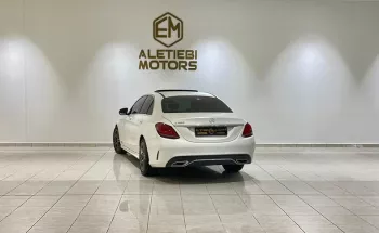 MERCEDES BENZ C300 2019 MODEL YEAR WHITE COLOR GCC SPECS