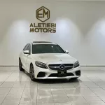 MERCEDES BENZ C300 2019 MODEL YEAR WHITE COLOR GCC SPECS - Thumbnail 2