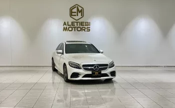 MERCEDES BENZ C300 2019 MODEL YEAR WHITE COLOR GCC SPECS