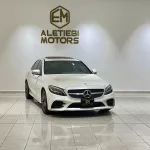 MERCEDES BENZ C300 2019 MODEL YEAR WHITE COLOR GCC SPECS - Thumbnail 1