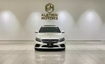 MERCEDES BENZ C300 2019 MODEL YEAR WHITE COLOR GCC SPECS