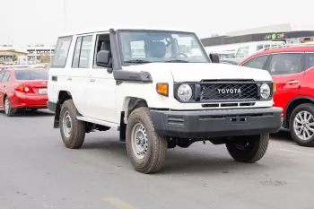 TOYOTA LAND CRUISER LC 76 2024 MODEL YEAR 4.2L DIESEL WHITE COLOR