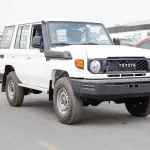 TOYOTA LAND CRUISER LC 76 2024 MODEL YEAR 4.2L DIESEL WHITE COLOR - Thumbnail 2
