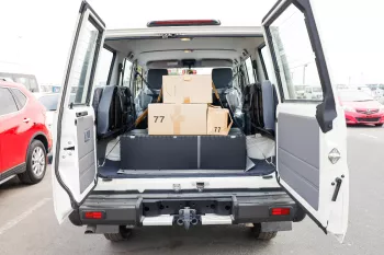 TOYOTA LAND CRUISER LC 76 2024 MODEL YEAR 4.2L DIESEL WHITE COLOR