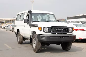TOYOTA LANDCRUISER LC 78 HARD TOP 2024 MODEL YEAR DIESEL WHITE COLOR