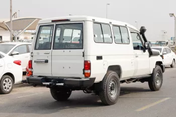 TOYOTA LANDCRUISER LC 78 HARD TOP 2024 MODEL YEAR DIESEL WHITE COLOR