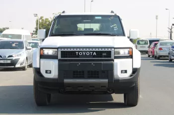 TOYOTA PRADO 250 2024 MODEL YEAR 2.7L TURBO PETROL LIMITED WHITE COLOR