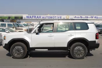 TOYOTA PRADO 250 2024 MODEL YEAR 2.7L TURBO PETROL LIMITED WHITE COLOR
