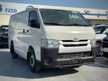 Toyota Hiace VAN 2.7L Petrol GCC Specs 2024 Model Year White Color Exterior