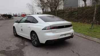 Peugeot 508 1.6L Petrol 2025 Model year White Color Exterior Black Interior
