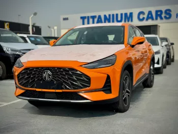 MG ONE 1.5L Petrol 2024 Model Year Orange Color Exterior Black Color Interior