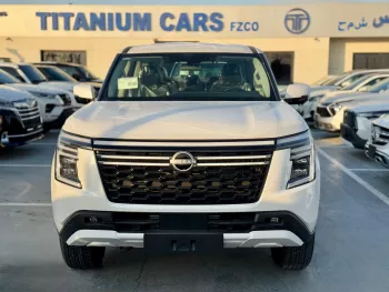 Nissan Patrol 3.5L V6 Twin Turbo Petrol GCC 2025 Model Year White Color Exterior