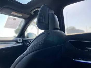 Mercedes Benz C 300 AMG 2022 Model Year White Color Exterior Black Interior