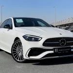 Mercedes Benz C 300 AMG 2022 Model Year White Color Exterior Black Interior - Thumbnail 3