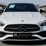 Mercedes Benz C 300 AMG 2022 Model Year White Color Exterior Black Interior - Thumbnail 2