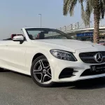 Mercedes Benz C200 Coupe 2023 Model Year White Color Exterior Convertible - Thumbnail 3