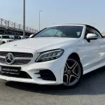 Mercedes Benz C200 Coupe 2023 Model Year White Color Exterior Convertible - Thumbnail 1
