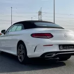 Mercedes Benz C200 Coupe 2023 Model Year White Color Exterior Convertible - Thumbnail 8