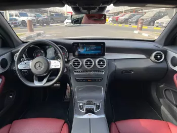 Mercedes Benz C200 Coupe 2023 Model Year White Color Exterior Convertible