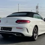 Mercedes Benz C200 Coupe 2023 Model Year White Color Exterior Convertible - Thumbnail 6