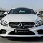 Mercedes Benz C200 Coupe 2023 Model Year White Color Exterior Convertible - Thumbnail 2
