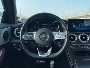 Mercedes Benz C200 Coupe 2023 Model Year White Color Exterior Convertible