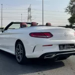 Mercedes Benz C200 Coupe 2023 Model Year White Color Exterior Convertible - Thumbnail 4