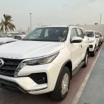 TOYOTA FORTUNER 2.7L FULL OPTION PETROL 2024 MODEL YEAR WHITE COLOR - Thumbnail 1