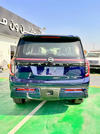 Nissan Patrol Platinum 2025 Model Year Blue Color Exterior