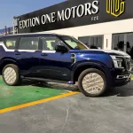 Nissan Patrol Platinum 2025 Model Year Blue Color Exterior - Thumbnail 5
