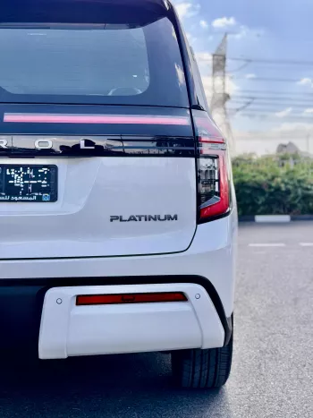 Nissan Patrol Platinum 2025 Model Year V6 Twin Turbo White Color Exterior