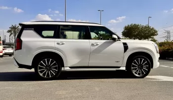 Nissan Patrol Platinum 2025 Model Year V6 Twin Turbo White Color Exterior