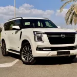 Nissan Patrol Platinum 2025 Model Year V6 Twin Turbo White Color Exterior - Thumbnail 1