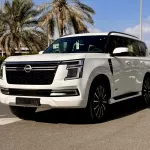Nissan Patrol Platinum 2025 Model Year V6 Twin Turbo White Color Exterior - Thumbnail 2