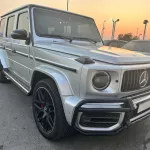 Mercedes-Benz G63 AMG 2023 Model Year Silver Color Exterior - Thumbnail 2