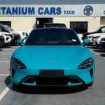 Xiaomi SU7 MAX 495kW Pure Electric 2024 Model Year Aqua Blue Color Exterior - Thumbnail 2