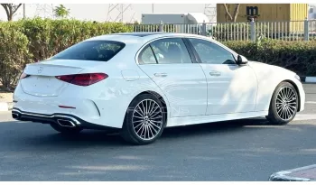 Mercedes-Benz C 200 2.0L Petrol AT 2025 Model Year White Color Exterior