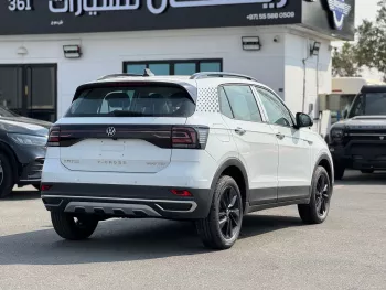 Volkswagen T-Cross 1.5L 2024 Model Year White Color Exterior Black Interior