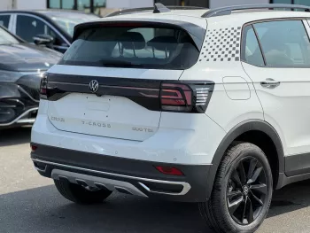 Volkswagen T-Cross 1.5L 2024 Model Year White Color Exterior Black Interior
