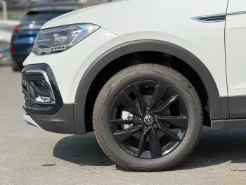 Volkswagen T-Cross 1.5L 2024 Model Year White Color Exterior Black Interior