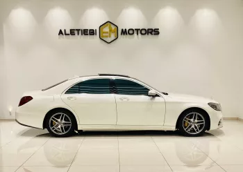 MERCEDES BENZ S 560 2018 MODEL YEAR WHITE COLOR EXTERIOR