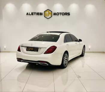 MERCEDES BENZ S 560 2018 MODEL YEAR WHITE COLOR EXTERIOR