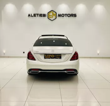 MERCEDES BENZ S 560 2018 MODEL YEAR WHITE COLOR EXTERIOR