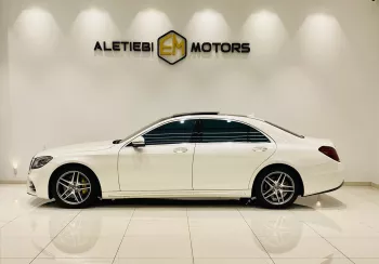 MERCEDES BENZ S 560 2018 MODEL YEAR WHITE COLOR EXTERIOR