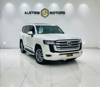 TOYOTA LAND CRUISER GXR TWIN TURBO 2023 MODEL YEAR WHITE COLOR